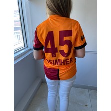 Galatasaray. Victor Osimhen. Sarı-Kırmızı  Yeni Sezon Kısa Kol Yetişkin T-Shrt Forma