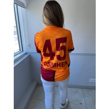 Galatasaray. Victor Osimhen. Sarı-Kırmızı  Yeni Sezon Kısa Kol Yetişkin T-Shrt Forma