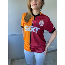 Galatasaray. Victor Osimhen. Sarı-Kırmızı  Yeni Sezon Kısa Kol Yetişkin T-Shrt Forma