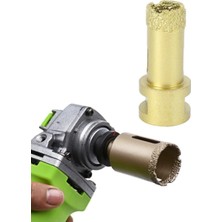 Mermer Granit Fayans Beton Delme Pancı 8mm Sarı Elmas Karot Vakum Kaynaklı Elmas Karot Sondaj Ucu