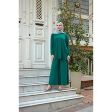 4150 Bisiklet Yaka Piliseli Ela Takım