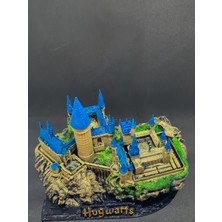 Eselya 3D Harry Potter Hogwarts Şatosu Figür /  Harry Potter Hediye Biblo /büyücülük Okulu /15CM/FANART