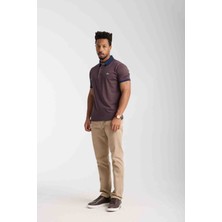 Lacoste  Polo Yaka Kahverengi  Regular Fit