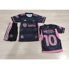 Lionel Messi Inter Miami Çocukalt-Üst Takım T-Shrt +Şort+Çorap+Bileklik