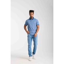Lacoste  Polo Yaka  Regular Fit  Mavi Çizgili