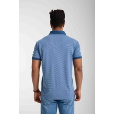 Lacoste  Polo Yaka  Regular Fit  Mavi Çizgili
