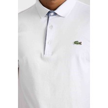 Lacoste  Polo Yaka  Beyaz Regular Fit