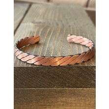 Aida Jewelss %100 Saf Bakır Bileklik Burgu Modeli Bakır Bileklik