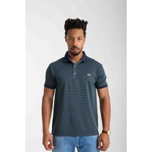 Lacoste  Polo Çizgili Nefti Regular Fit
