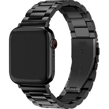 Apple Watch Seri 2/3/4/5/6/7/8/9/10/se/se2/ultra/ultra 2 44 45 46MM 49MM Paslanmaz Çelik Kordon