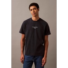 Erkek Ck Acid Wash 20S T-Shirt - Siyah