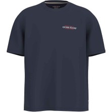 Erkek Gj Ss Cn American T-Shirt - Lacivert
