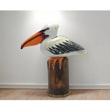 Ahşap Pelikan 45 cm