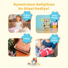 Çocuklar Için Eğitici Ahşap Montessori Işıklı Oyun Panosu - Zeka Geliştirici Oyuncak