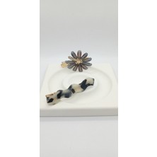 Siyah Renk Ikili Toka Seti