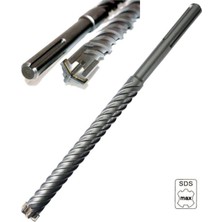Sds Max Kırıcı  Için Matkap Ucu 16MM 4 Elmas/flüt Elmaslı Sdsmax 16MMX540MM
