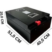 72V 100AH Lifepo4 Bluetooth Özellikli - 72V 25A Li-Ion ve Lifepo4 Şarj Cihazı Seti
