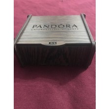 Pandora Tarz Popüler Seyahat, Eyfer Kulesi Charmlı Bileklik, Ahşap Kutu Içerisinde
