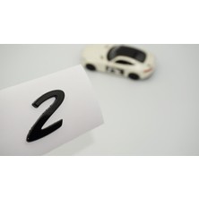 Dk Tuning Porsche 2 Rakamı 911 Gt2 Rs Bagaj Siyah Yazı Logo Arma