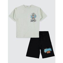 Civil Boys Erkek Çocuk Pijama Takımı 6-9 Yaş Açık Gri