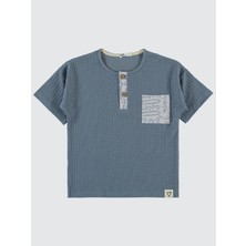 Civil Boys Erkek Çocuk Tişört 6-9 Yaş Indigo