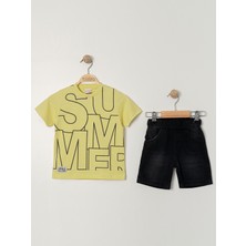 Bizizo Erkek Çocuk Takım 2-5 Yaş Sarı