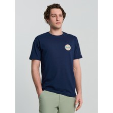 Columbia 9110881464CS0416 Lacivert O Yaka Normal Düz Erkek T-Shirt