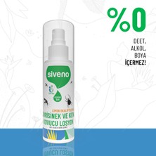 Siveno Sivrisinek ve Kene Kovucu Sprey Losyon Bitkisel Tüm Vücut İçin Aile Boy 100 ml