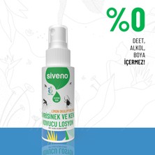 Siveno Sivrisinek ve Kene Kovucu Sprey Losyon Bitkisel Tüm Vücut İçin Seyahat Tatil Boy 50 ml