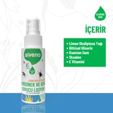 Siveno Sivrisinek ve Kene Kovucu Sprey Losyon Bitkisel Tüm Vücut İçin Seyahat Tatil Boy 50 ml