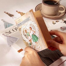 Steellaar Günlük Tutma Scrapbooking Için 160 Adet Vintage Insanlar Washi Etiketleri (Yurt Dışından)