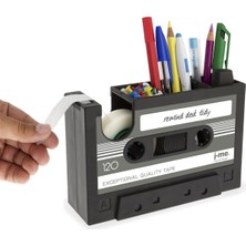 Steellaar Bant Dağıtıcı Kalemlik, Retro Kaset Bant Dağıtıcı, Pembe-Siyah (Yurt Dışından)