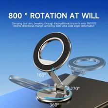 Katlanabilir 360° Dönebilen Ultra Süper Manyetik Araç Içi Telefon Tutucu