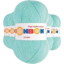 Pratikoba 5 Adet Kristal El Örgü Lif Ipi Cam Mavi 98203