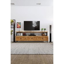 Yasemin Tv Ünitesi – %100 Gerçek Ağaç