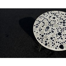 Ada Stili Mozaik Sehpa / Taş Sehpa / Metal Ayaklı Sehpa / Zigon / Yan Sehpa / Sehpa