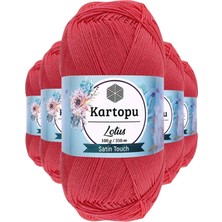 Pratikoba 5 Adet Lotus Bikini Büstiyer Bluz Örgü Ipi  K810 Şeker Pembe