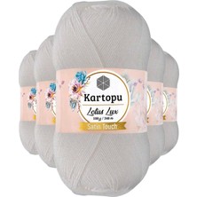 Pratikoba 5 Adet Lotus Lux Bikini Büstiyer Bluz Simli Örgü Ipi K010 Beyaz