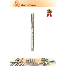 Mte M8X1,25 Normal Vidalı Düz Kanallı Makina Kılavuzu Hss - E Dın 371/C