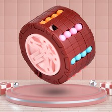 3D Silindir Küp Oyuncak Büyülü Fasulye Jiroskopu Döndürme Kaydırak Bulmaca Oyunları I Çocuklar Eğitici Montessori Bebek Oyuncakları Hediye (Yurt Dışından)