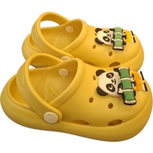 Solmaz Panda Figürlü Sabo Çocuk Terlik