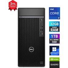 Dell Optiplex Tower Plus 7020 Intel Core I9 14900 32 GB Ram 1 Tb Ssb Quadro Rtx 16 GB A2000 Ada Generation Windows 11 Pro Masaüstü Bilgisayar