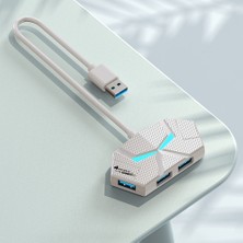"7 Port USB 3.0 Hub Type C Yerleştirme Istasyonu 5gbps Yüksek Hızlı Iletim Ayırıcı Adaptörü Dizüstü Bilgisayar Sabit Disk Fare Klavye Için " (Yurt Dışından)