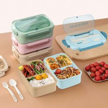 Bento Kutusu Öğle Yemeği Kutusu, Erkekler Kadınlar Için 4 Bölmeli Kaplar, Okula Dönüş Için Lunchable Gıda Kabı (Yurt Dışından)