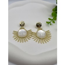 Zara Model Sedefli Güneş Küpe