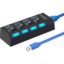 "usb Hub 3 0 5gbps Yüksek Hızlı USB Port Hub USB Ayırıcı Güç Adaptörü 4/7 USB Çoklu Port Çoklu Genişletici Anahtarı Pc Dizüstü Bilgisayar Için " (Yurt Dışından)