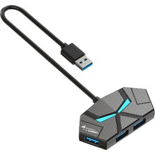 "7 Port USB 3.0 Hub Type C Yerleştirme Istasyonu 5gbps Yüksek Hızlı Iletim Ayırıcı Adaptörü Dizüstü Bilgisayar Sabit Disk Fare Klavye Için " (Yurt Dışından)