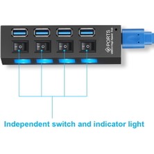 "usb Hub 3 0 5gbps Yüksek Hızlı USB Port Hub USB Ayırıcı Güç Adaptörü 4/7 USB Çoklu Port Çoklu Genişletici Anahtarı Pc Dizüstü Bilgisayar Için " (Yurt Dışından)