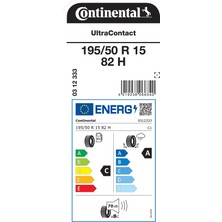Continental 195/50 R15 82H Uc Oto Yaz Lastiği (Üretim Yılı:2024)