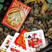 Bicycle® Dragon Oyun Kartları, Kırmızı